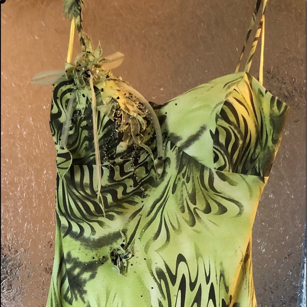 Party dress with 3 tiered skirt